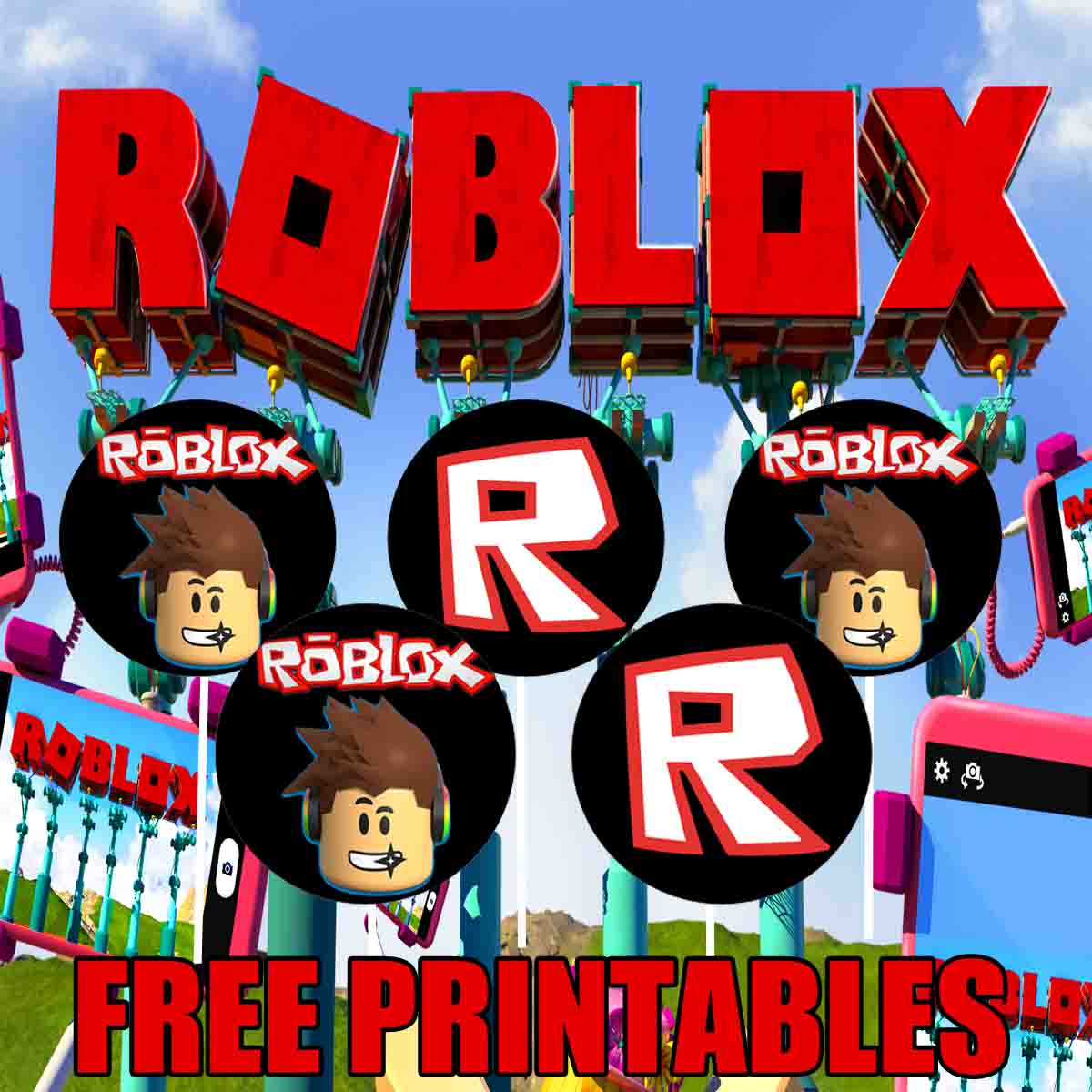 Daisy Celebrates Roblox Birthday Party Printable Files - free printable roblox water bottle labels