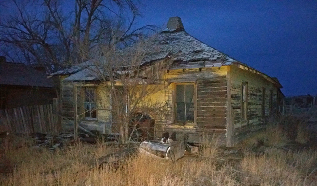 Abandoned house in Model Colorado ghost town