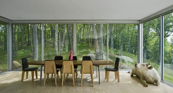 Rumah Kaca Transparan Modern Menakjubkan | Model Denah Rumah Minimalis