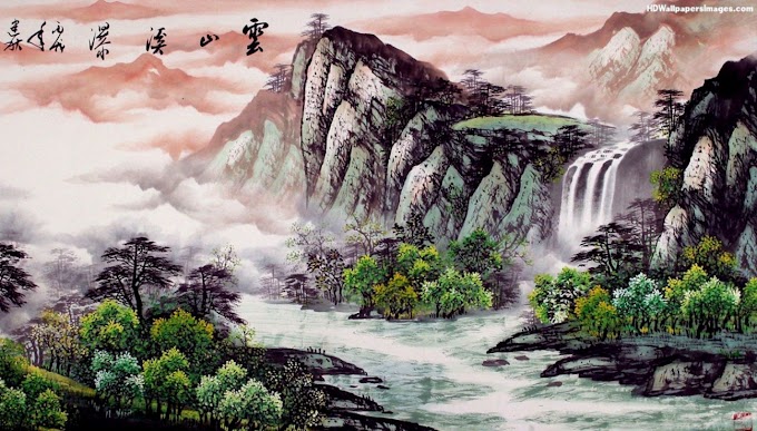 Japan Art Landscape Hd Wallpaper