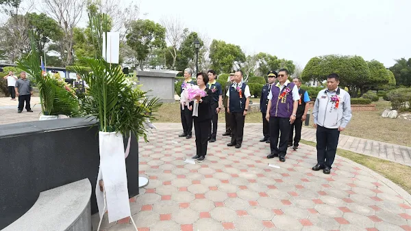 ▲今天也是329青年節，青年創造時代，時代考驗青年，王惠美期許青年能夠秉持著先賢先烈疼惜國家地方的情懷，繼續為這塊土地來努力。（記者林明佑翻攝）