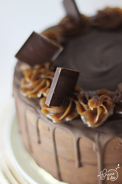 Gâteau Chocolat Crème de Marrons Layer Cake Cake Design