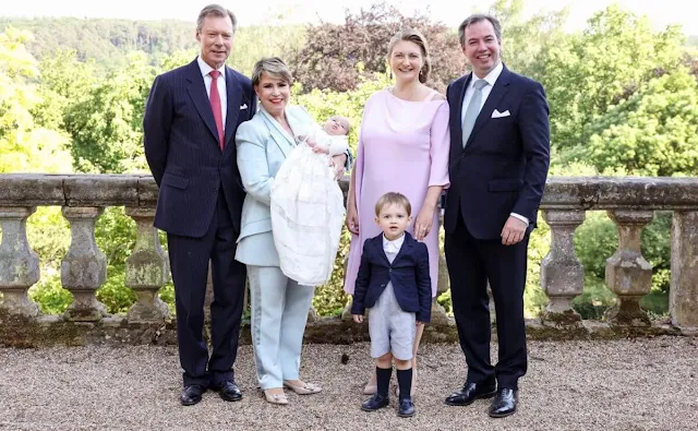 Grand Duchess Maria Teresa, Princess Stephanie, Prince Charles, Princess Alexandra, Princess Claire, Princess Amalia