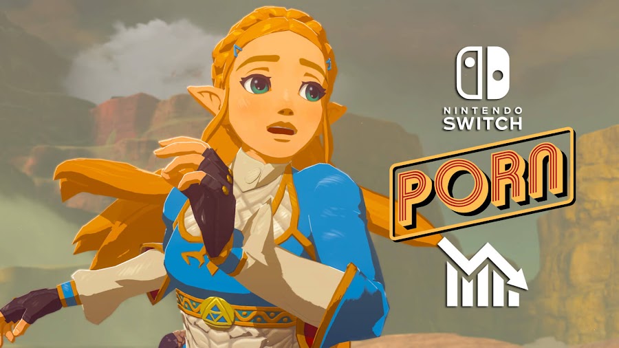 nintendo switch zelda launch decrease porn traffic