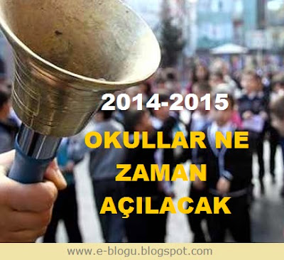 OKULLAR NE ZAMAN TATİL 2015