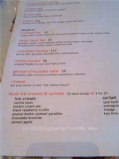 North End's Menu Page 2 Bottom