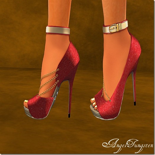 P10 Serenity Crimson Denim shoes Blog