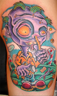 Zombie Tattoo Ideas - Zombie Tattoo Design Photo Gallery