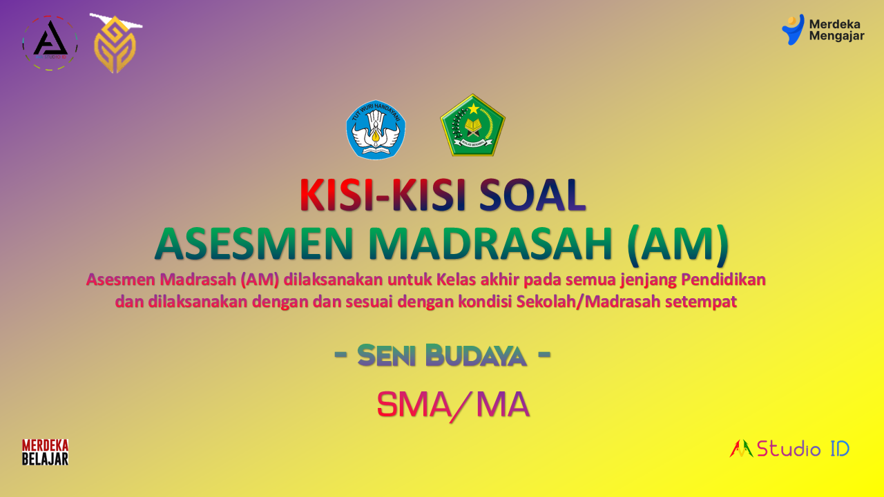 Kisi-Kisi Soal Seni Budaya SMA/MA - Asesmen Madrasah 2023