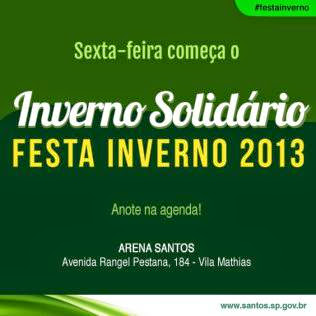 PMS  PROMOVE MAIS UM Inverno Solidário - FESTA INVERNO