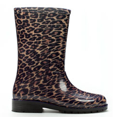 botas de agua leopardo Zara