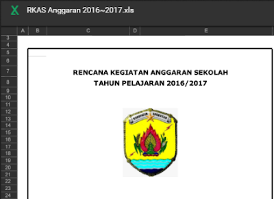 Aplikasi RKAS BOS SD Sesuai Juknis BOS 2017