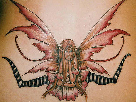 Sexy Lower Back Tattoos Butterfly In Sexy Woman Photos