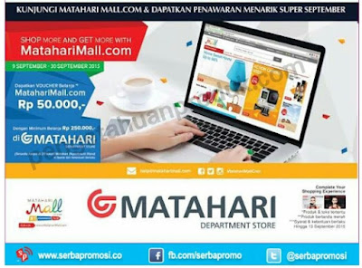 Matahari Promo Weekend 11 - 13 September 2015