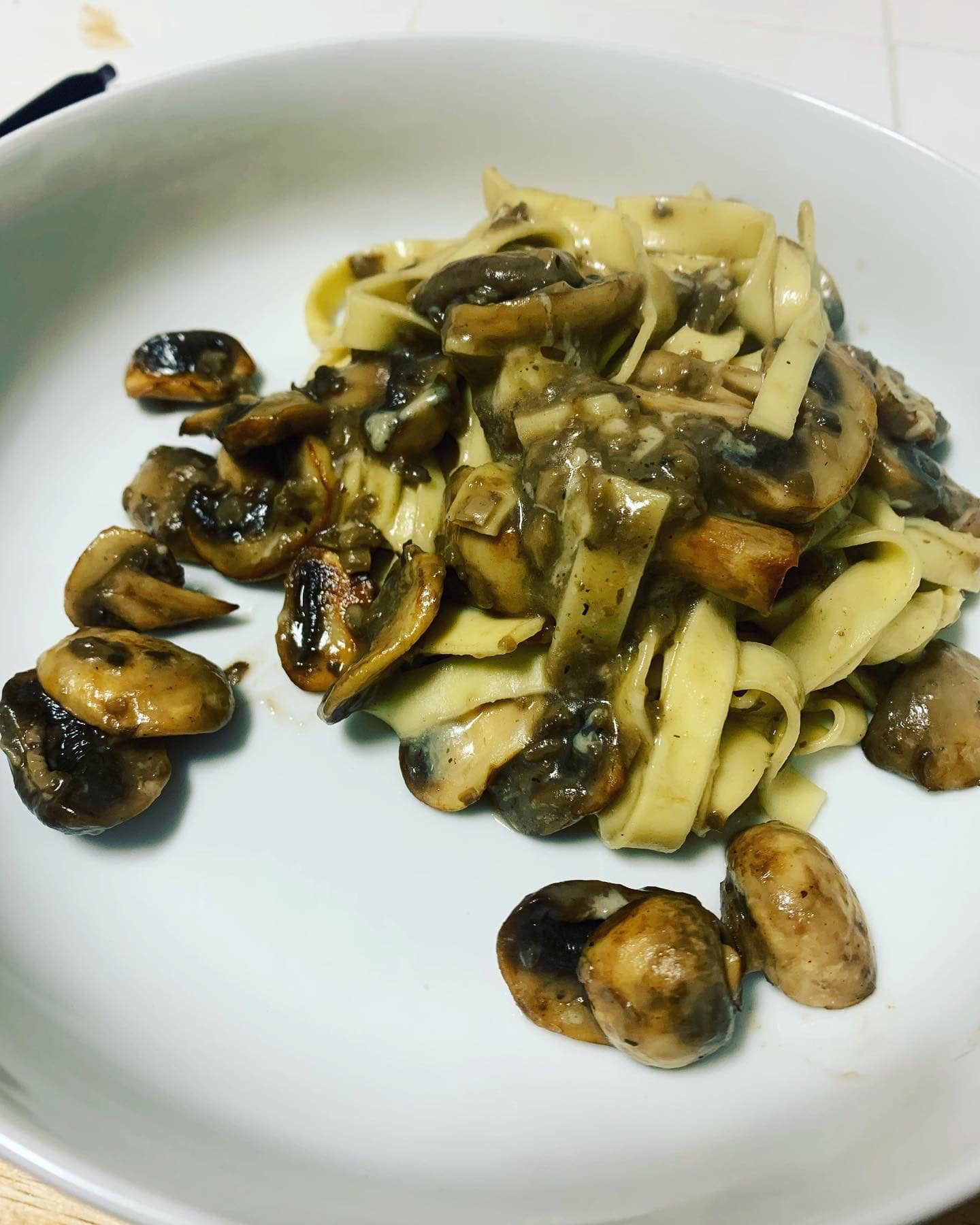 Recipe - Wild mushroom tagliatelle, tomato soup pasta for the kids