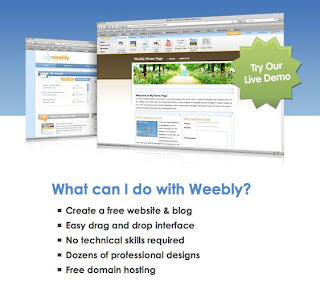 free website hosting with weebly