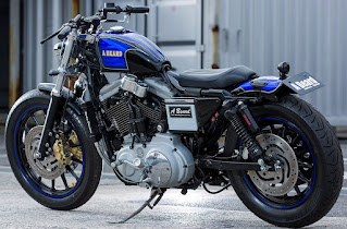 sportster 1200s custom blu