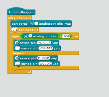 NTC Sensörü ile Sıcaklık Ölçümü Yangın Alarmı- Mblock İle Arduino