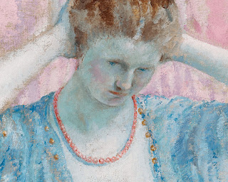 Frederick Carl Frieseke The Coral Necklace 