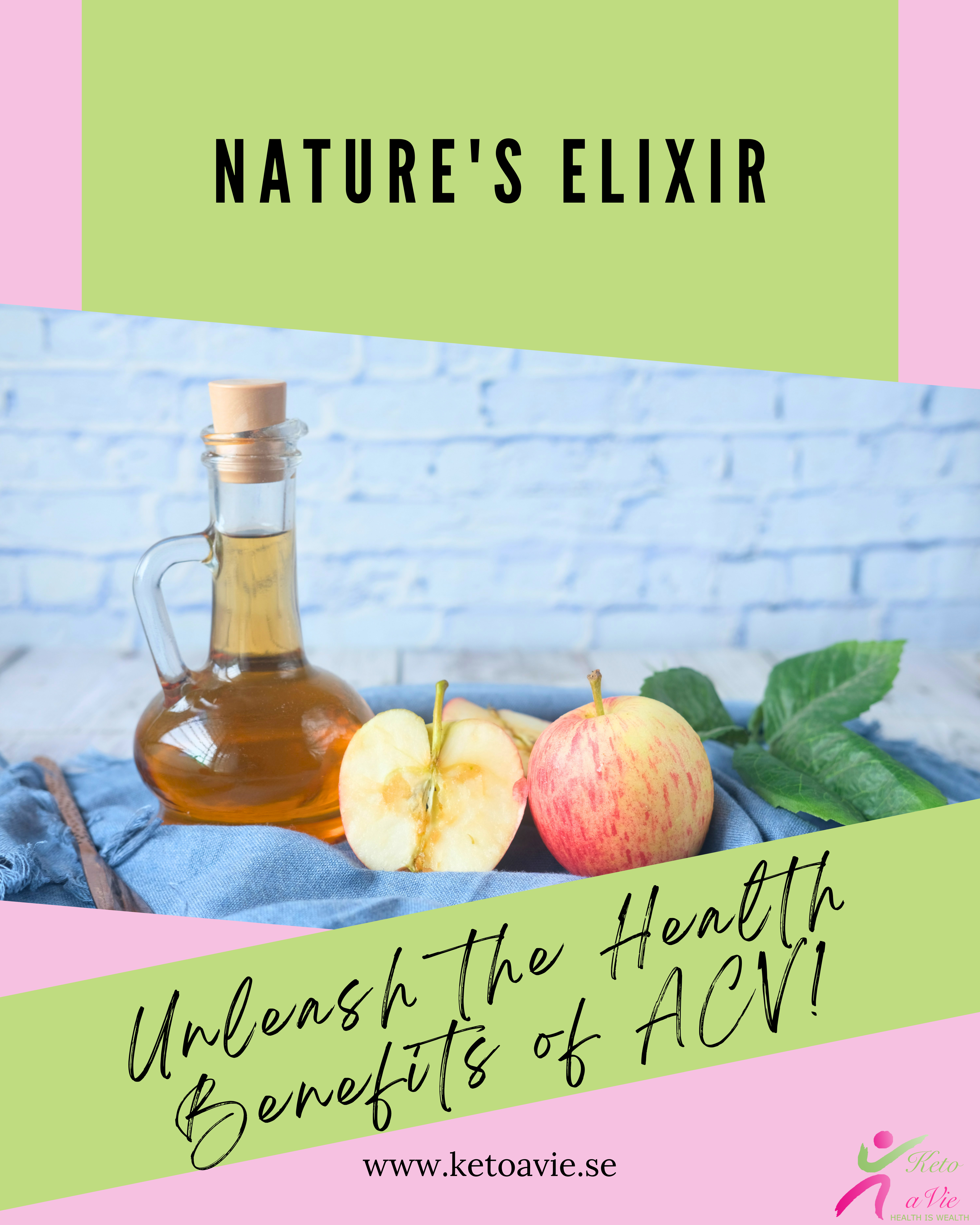 A close-up of a jar of unpasteurized apple cider vinegar: Nature's Elixir: Unleash the Health Benefits of ACV!