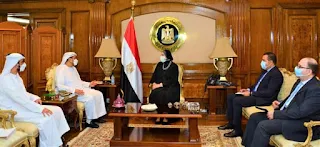 وزيرة التجارة تبحث مع سفير الإمارات لدى مصر سبل تعزيز التعاون بين البلدين