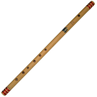 DronaCraft Bass Flute Musical Instrument Transverse Bamboo Bansuri Key-DD, Tonic-G