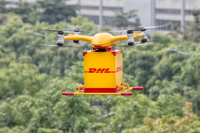 DHL Express inicia serviço de entrega com drones