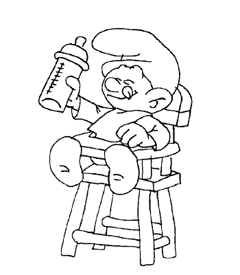 Smurf Coloring Pages