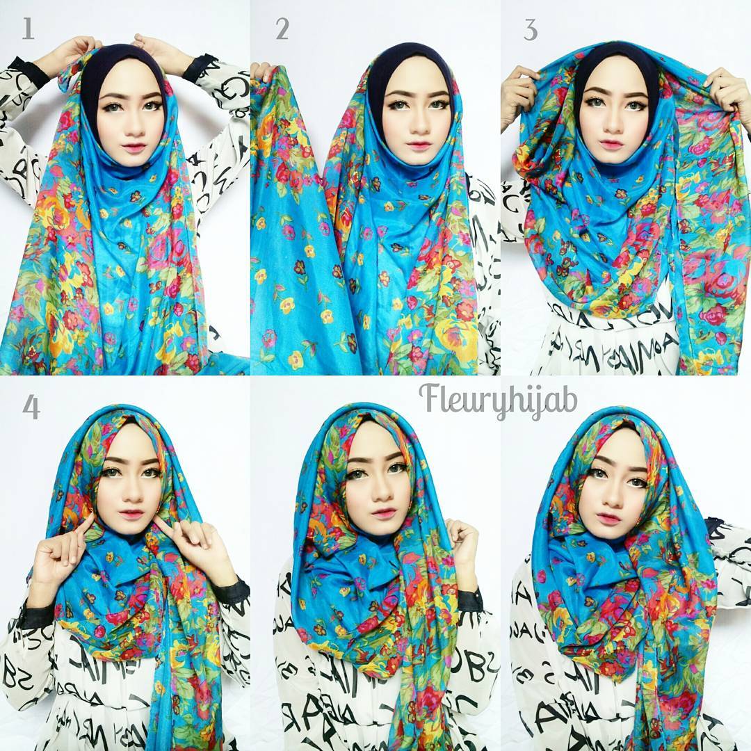 23 Ide Tutorial Hijab Pashmina Lembut Untuk Kalian Tutorial Hijab