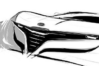 Alfa Bertone Concept sketch