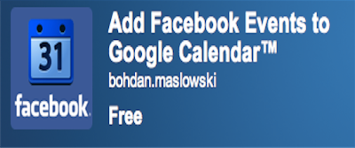 facebook Google Calendar