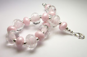 Made to order lampwork bead bracelet