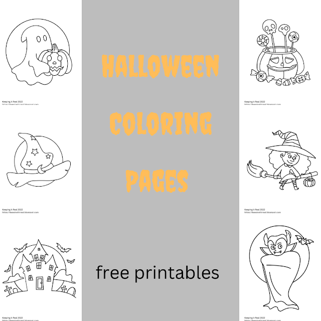 Halloween Coloring Pages - free printables