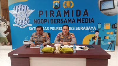 Kasatlantas Polrestabes Surabaya, Adakan Piramida Ngopi Bersama Rekan Media Cetak dan Online