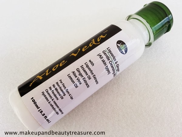 Aloe Veda Liquorice & Ginger Gentle Cleansing Milk Review