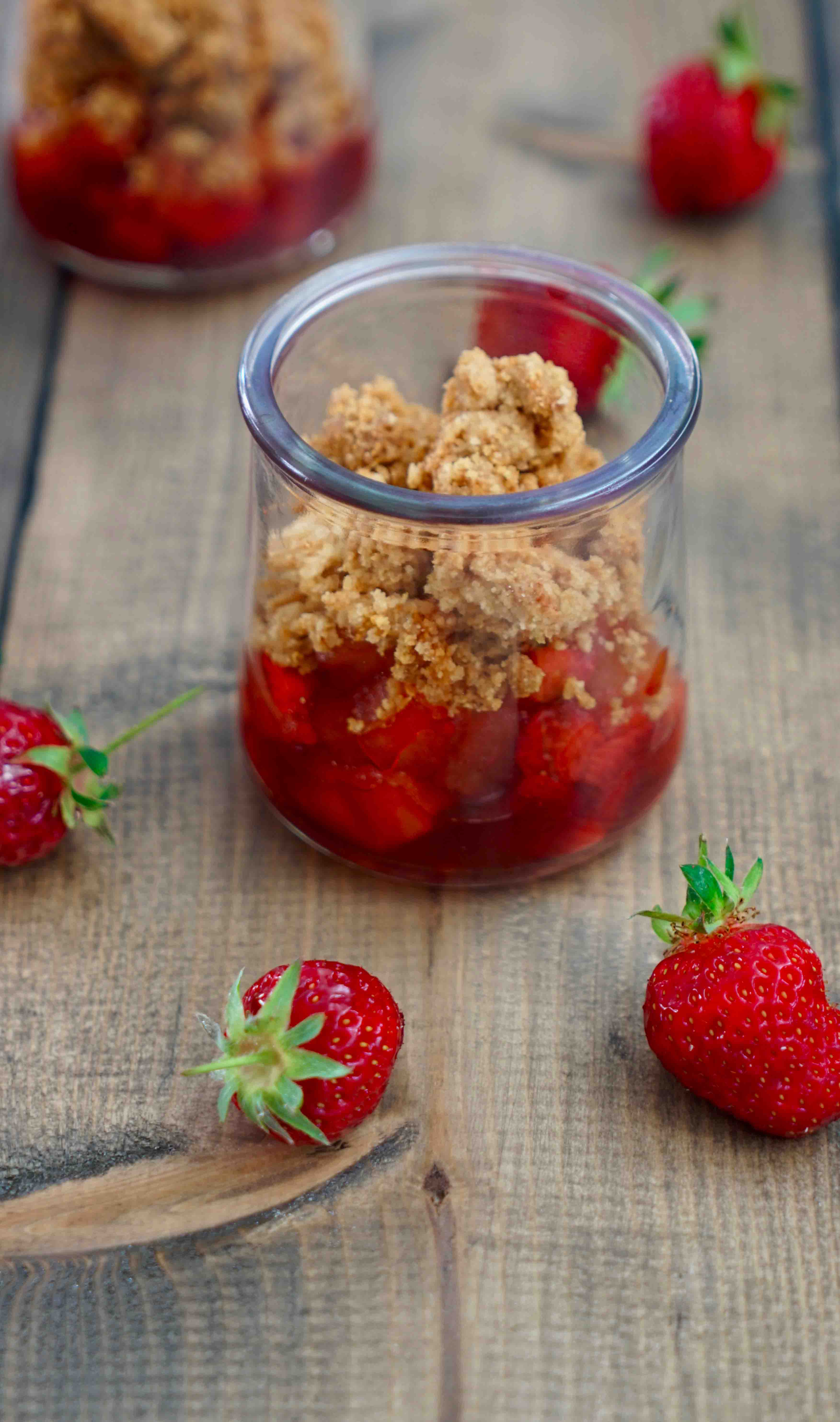 crumble croustillants aux fruits