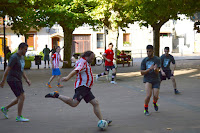 Partido de fútbol de inicio de las fiestas de El Regato