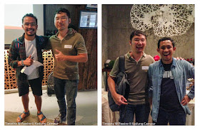 Indonesia - Jakarta - #Indonesia Flight Mini Travel Blogger Workshop - Foto bareng Febrian & Ariev