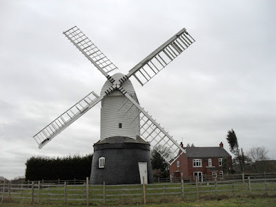 Historic Wrawby Mill near Brigg in North Lincolnshire