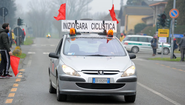 Coche de carrera ciclista