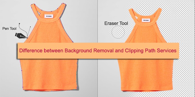 Difference between Background Removal and Clipping Path Services