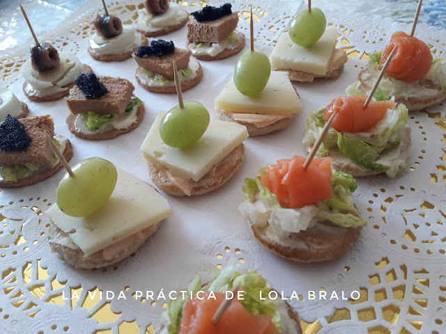 Canapés variados