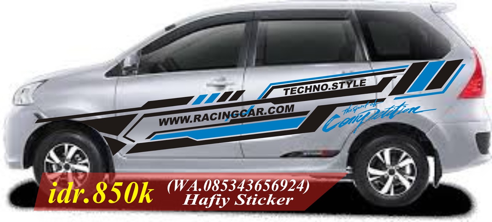  Cutting  Sticker  Avanza  putih  Techno Hafiy Sticker  Shop