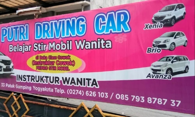 Biaya Paket Kursus Mobil di Putri Driving Car Jogja