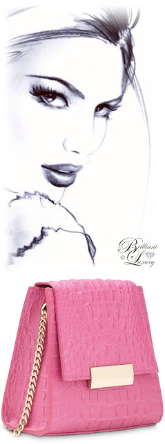 Brilliant Luxury ♦ Boudoir des Lubies Paris ~ Capucine Croco Bag #rose #fushia