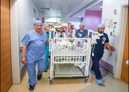 Conjoined Syrian Twins Successfully Separated in Saudi Arabia One Twin in Critical Condition