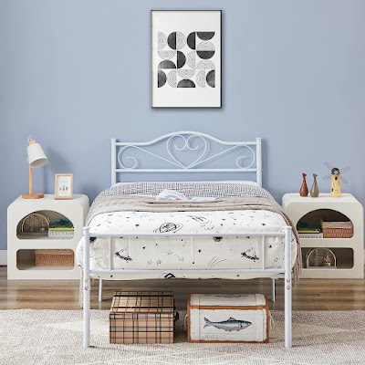 Twin Size Metal Platform Bed Frame