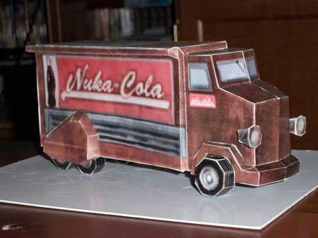 Fallout New Vegas Nuka Cola Truck Papercraft