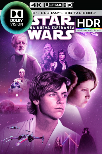 Star Wars Episodio IV: Una nueva esperanza (1977)(4K Dolby Visión HDR)[Lat-Cas-Ing][1fichier+Gofile]