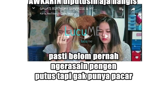 7 Meme Kocak 'Awkarin Diputusin Pacar Nangis' Ini Bikin 